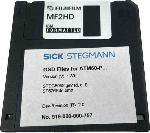 Sick stegmann gsd - stegmann, files