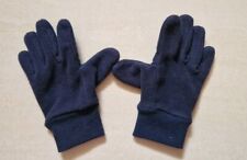 Tchibo Kinder Handschuhe Gr 110 / 128 - 4 bis 6 Jahre Fleece Blau Winter TCM 116