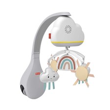 Fisher-Price Babybett Regenbogen-Mobile und Spieluhr HBP40 Sonne Regenbogen
