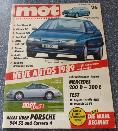 Mot 1988 porsche 944 s2 - mot,