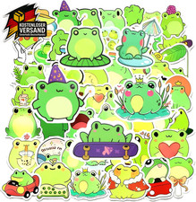 Frosch Aufkleber Set