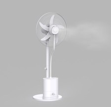 Warenkraft Standventilator mit Wasser Sprühnebel Ventilator leise Oszillation 70