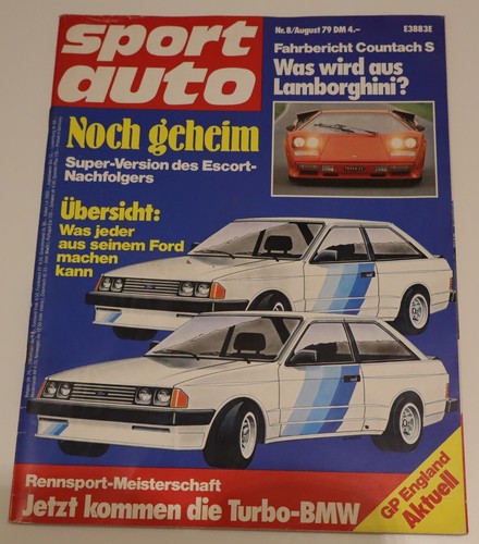 Sport auto ford capri - 8/79,