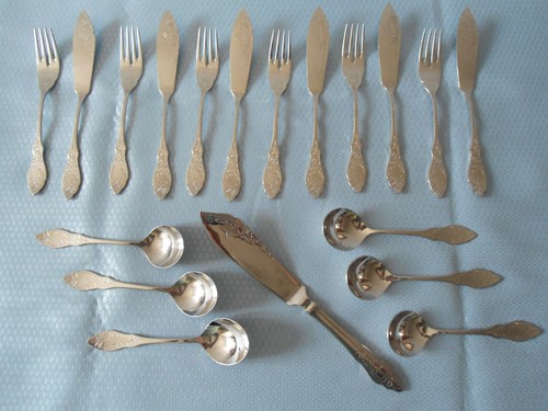 Fischbesteck ostfriesenmuster - ,
