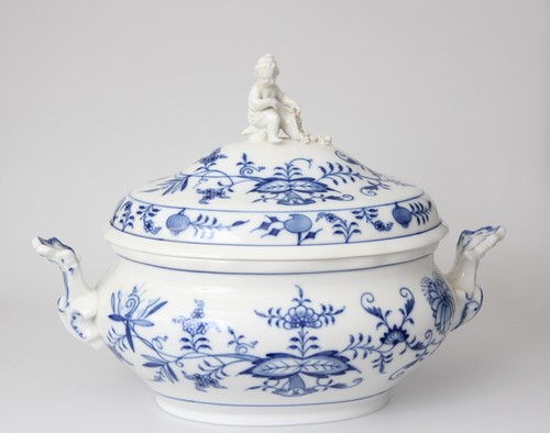 Meissen deckel terrine mit - meissen,
