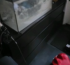 Malm Kommode SCHWARZ. 6 SCHUBLADEN