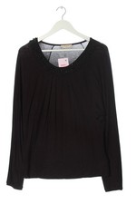 OUI Langarm-Bluse Damen Bluse Gr. DE 40 bronzefarben Glitzer-Optik