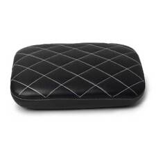 Sozius Pad Schutzblech mit Rautennähten für Chopper, Bobber, Custombike