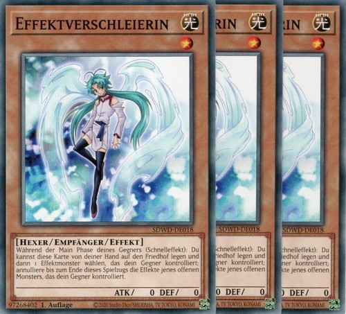 Yugioh effektverschleierin - yugioh, 3x
