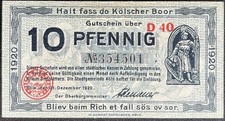 10 Pfennig  Stadt Köln 1920