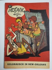 Mosaik Nr. 177 Schwarze Serie Digedags Hannes Hegen Schwarzdruck Fehldruck Top