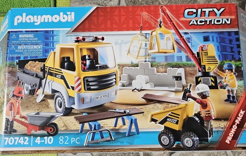 Playmobil 70742 baustelle mit - 70742,