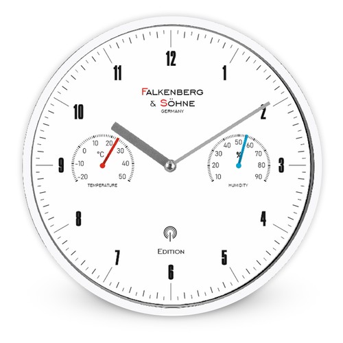 Analoge funk wanduhr mit - funk-wanduhr,