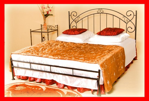 Schönes doppel metallbett - doppel,