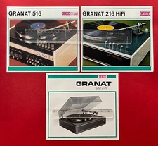 3 x DDR Reklame Prospekt RFT