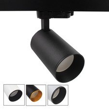 Trackspot 20 LED ready GU10 Stromschienenstrahler mit Universal 3-Phasen Adapter