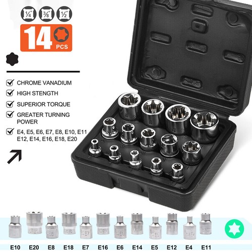 14x torx steckschlüssel satz - 14x,