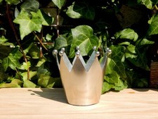 Krone Windlicht Pflanztopf