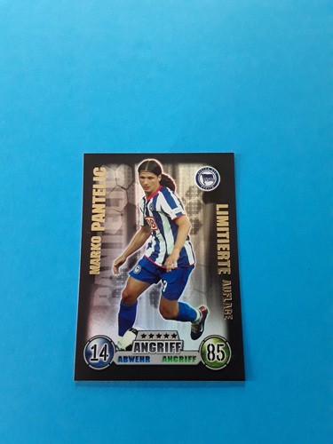 Match attax limitierte - match, 08/09