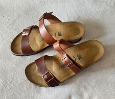 Papillio by Birkenstock Sandalen Damen Sommerschuhe Sandalette offen braun