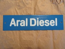 ARAL Emailleschild Esso BP Shell Tankstelle Zapfsäule Deko