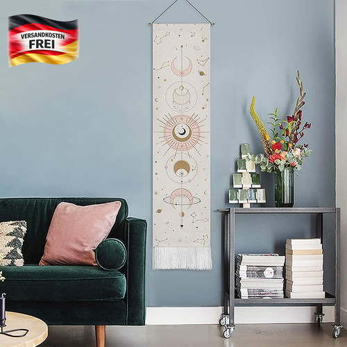 Wandteppich mond girlande room - mond,
