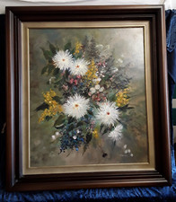 Ölgemälde Blumenstillleben