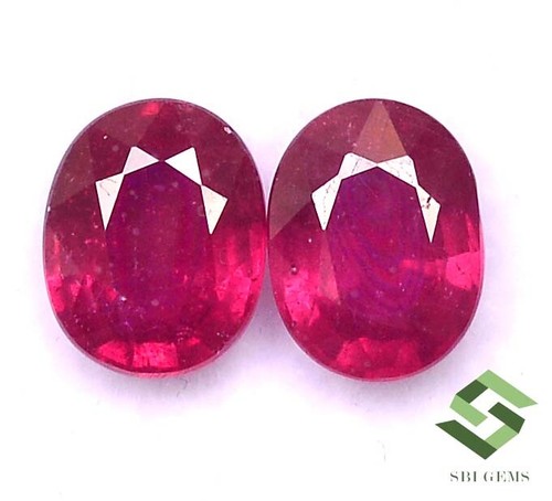 9x7 natürliche rubin - natürliche, oval