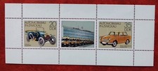 Briefmarken DDR Automobilbau in Zwickau Horch 8 Trabant 601 S de luxe 1978 1979