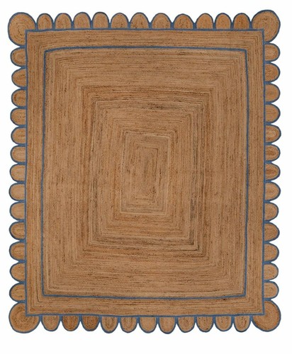 Jakobsmuschel jute teppich - jute,