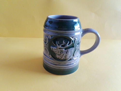 Bierkrug jagd motiv dackel - bierkrug,