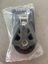 LEWMAR Synchro Block 1-scheibig 50mm mit Gabelkopf, Mastfußblock, NEU und OVP