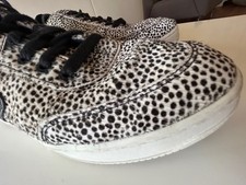 HUB Fellschuhe Felloptik und Fellhaptik Leopard Gr. 41