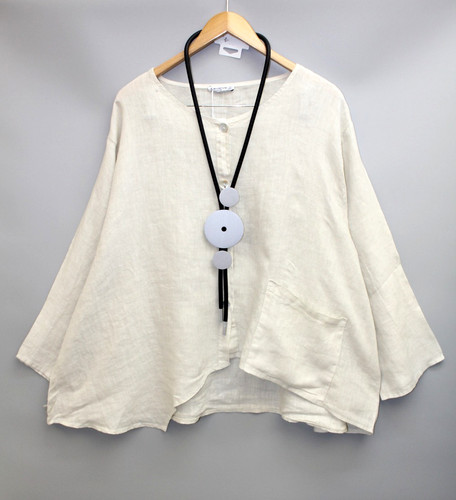 Moonshine leinen jacke mantel - moonshine,