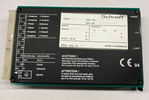 Netzteil schroff spm115 - netzteil,