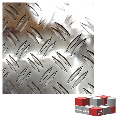 Aluminium riffelblech duett - aluminium,