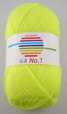 50g G-B No. 1 Handstrickgarn Wolle zum Stricken Häkeln Basteln GP 23,80€/1kg