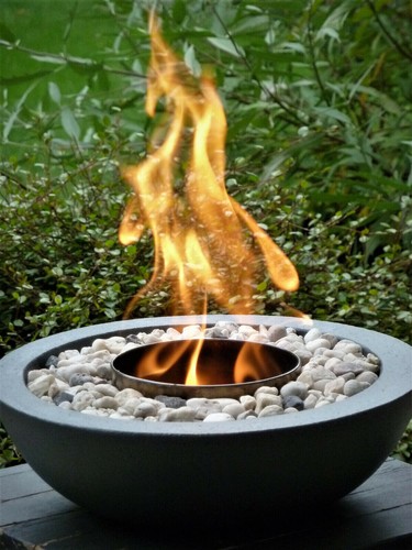 Feuerschale aus beton - feuerschale,