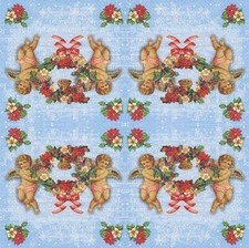 3 MOTIVSERVIETTEN 33 X 33 /