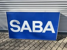 Original SABA Reklame Schild
