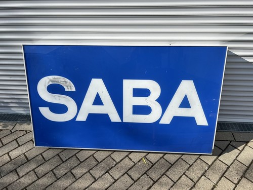 Original saba reklame schild - original,