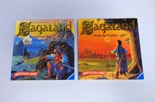 Sagaland Kampf um das Königreich 2 Bücher Abenteuer+Spiel Ravensburger 1998 RAR