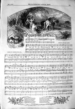 Original alter antiker Druck