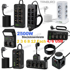 Steckdosenleiste 3-12Fach mit