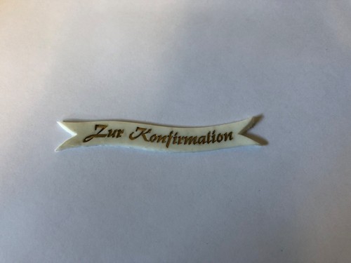 Schriftzug wachsornament - schriftzug,