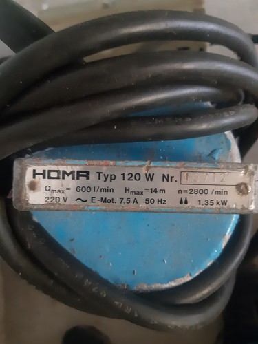 Homa tauchpumpe typ - 120, w