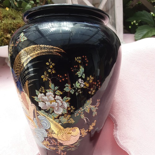 Blumenvase schwarz keramik - blumenvase,