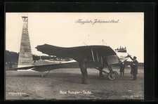 Foto-AK Sanke Nr. 146: Johannisthal, Flugplatz, Neue Rumpler-Taube 