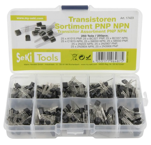 250x pnp npn - pnp/npn, transistoren