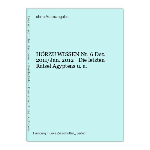 Hörzu wissen 6 - wissen, nr.6
